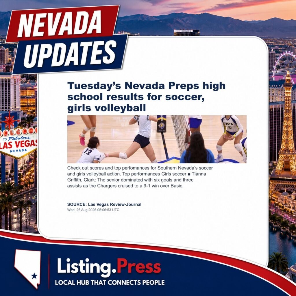Tuesday’s Nevada Preps high school results for soccer, girls volleyball