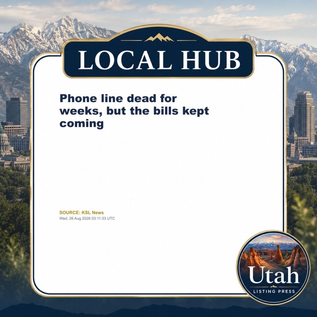 Phone line dead for weeks, but the bills kept coming