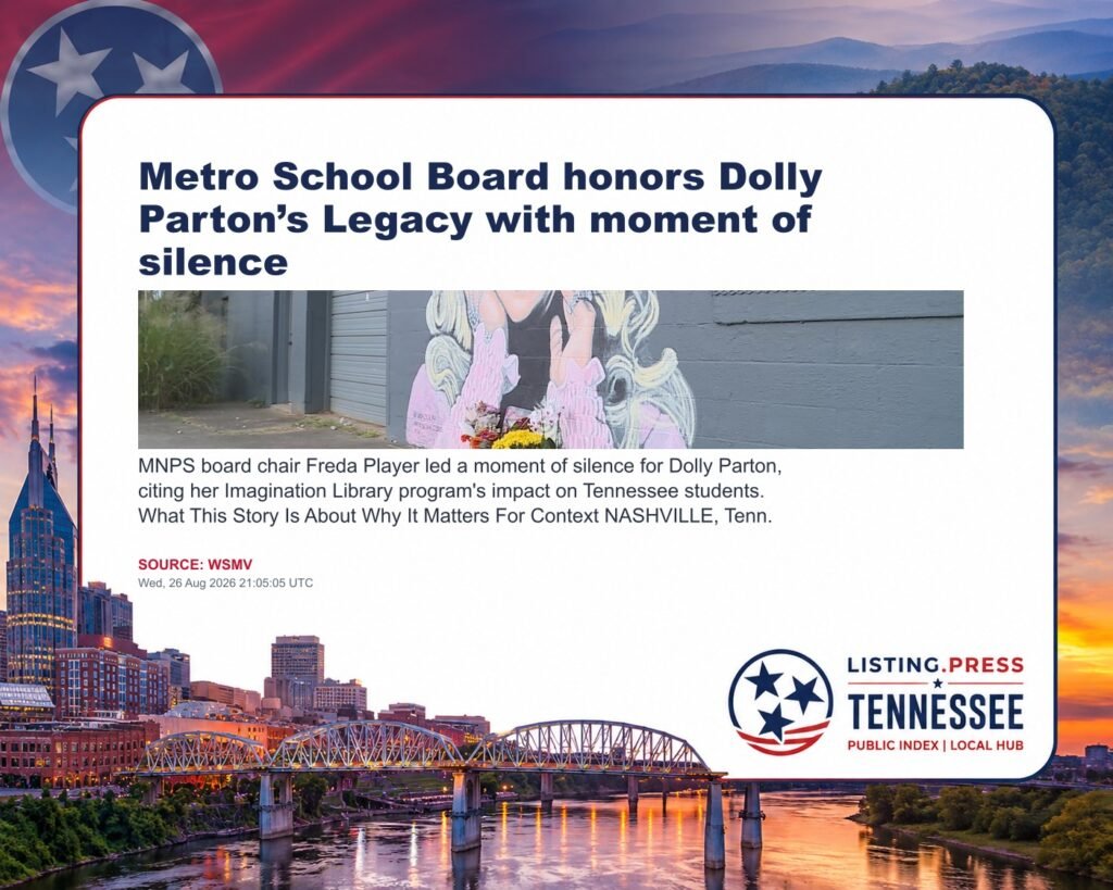 Metro School Board honors Dolly Parton’s Legacy with moment of silence