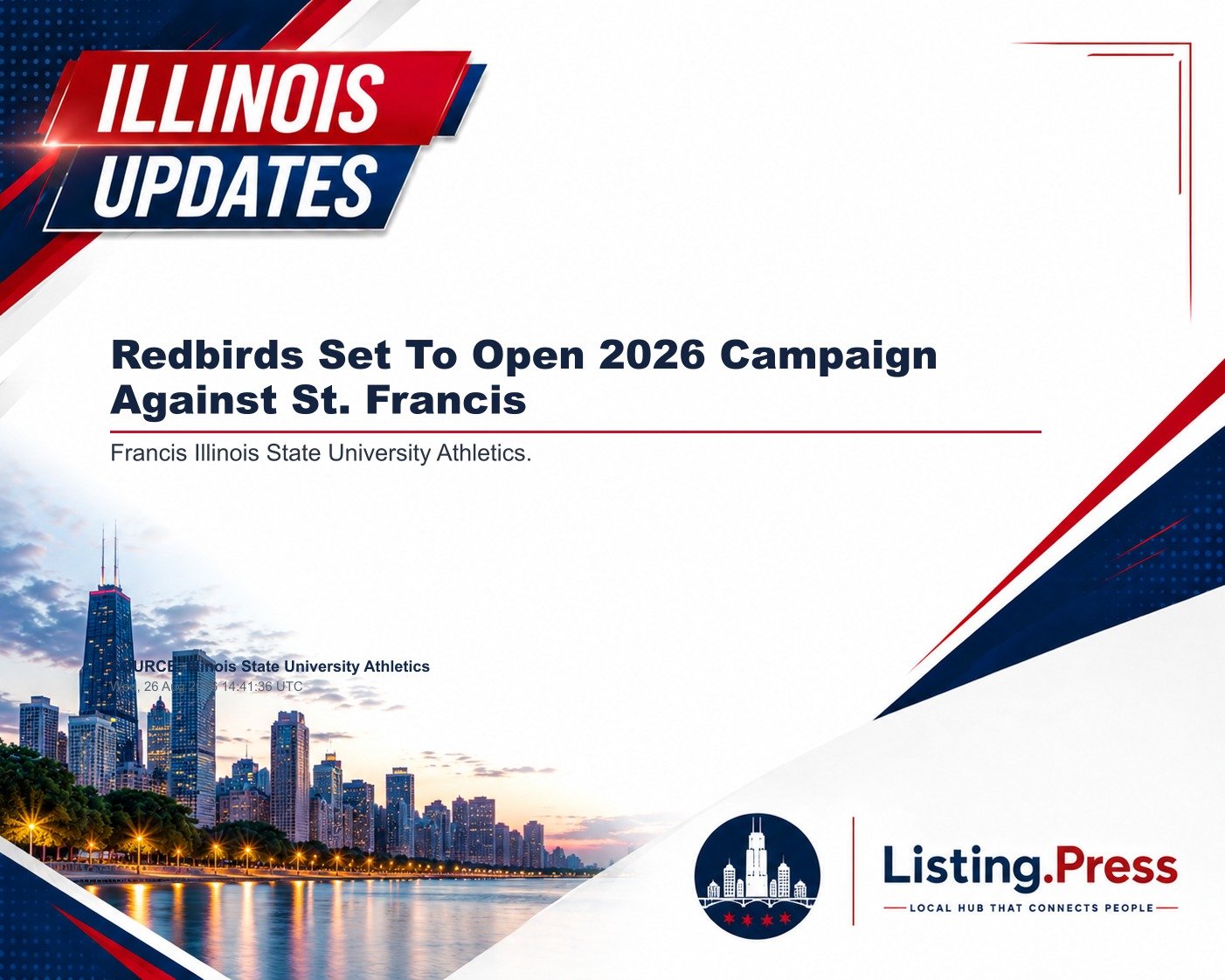 Redbirds Set To Open 2026 Campaign Against St. Francis