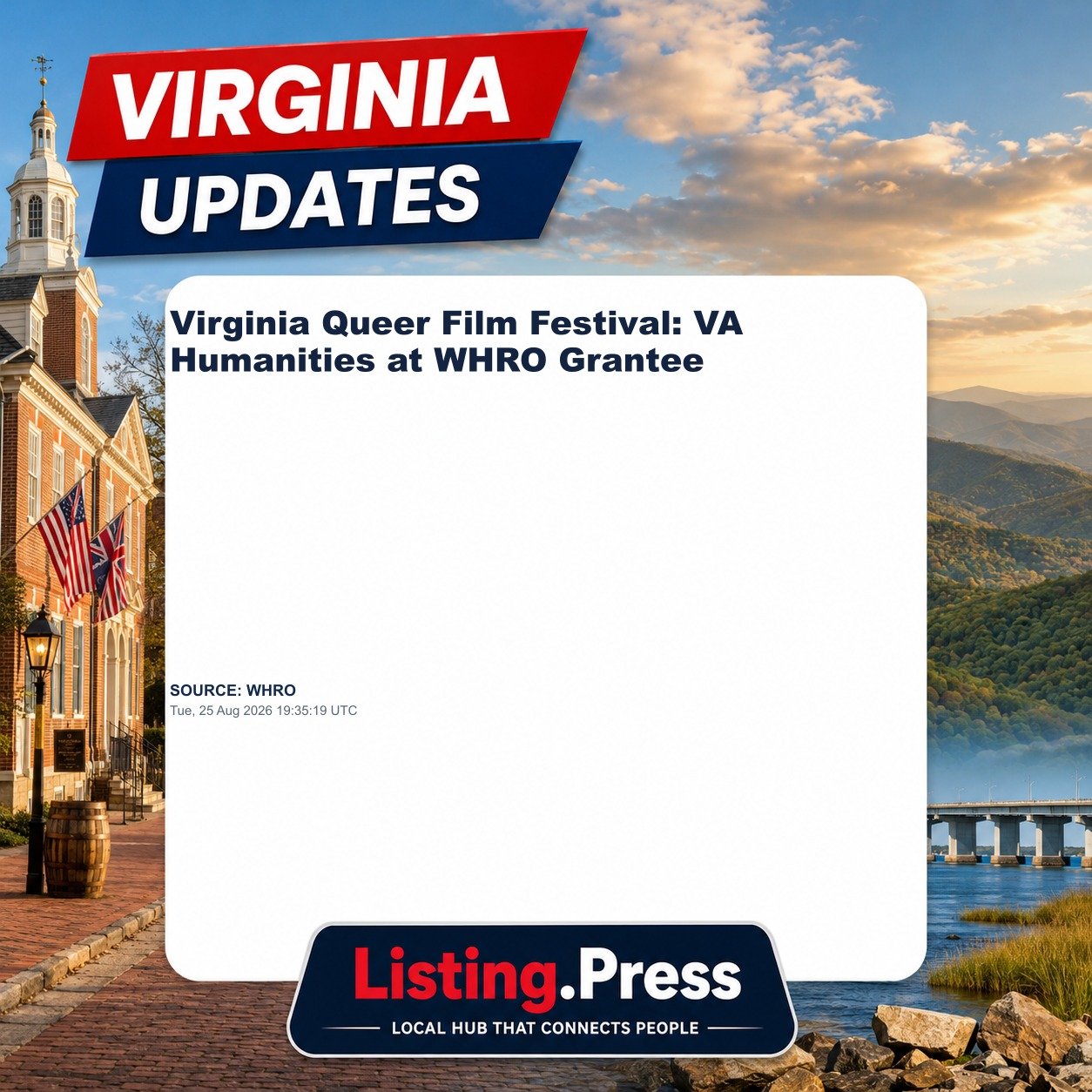 Virginia Queer Film Festival: VA Humanities at WHRO Grantee