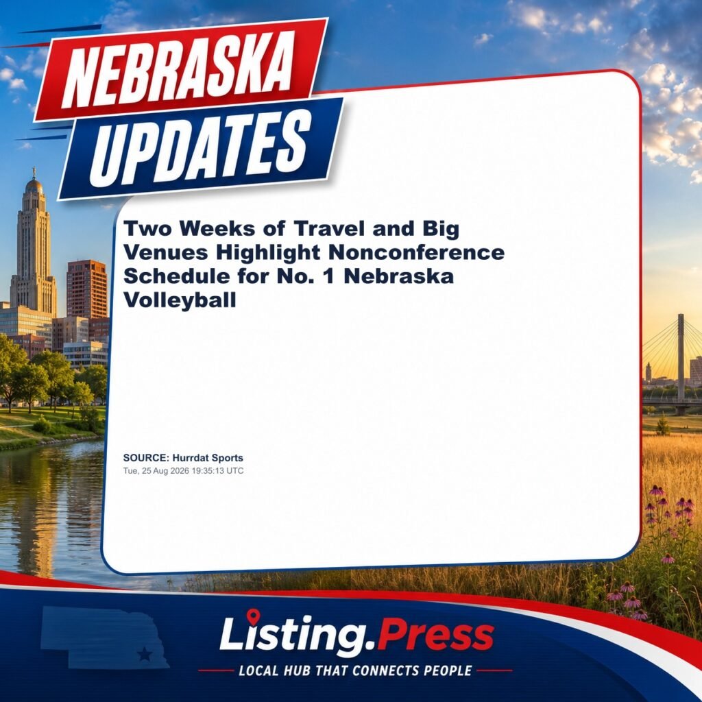 Two Weeks of Travel and Big Venues Highlight Nonconference Schedule for No. 1 Nebraska Volleyball