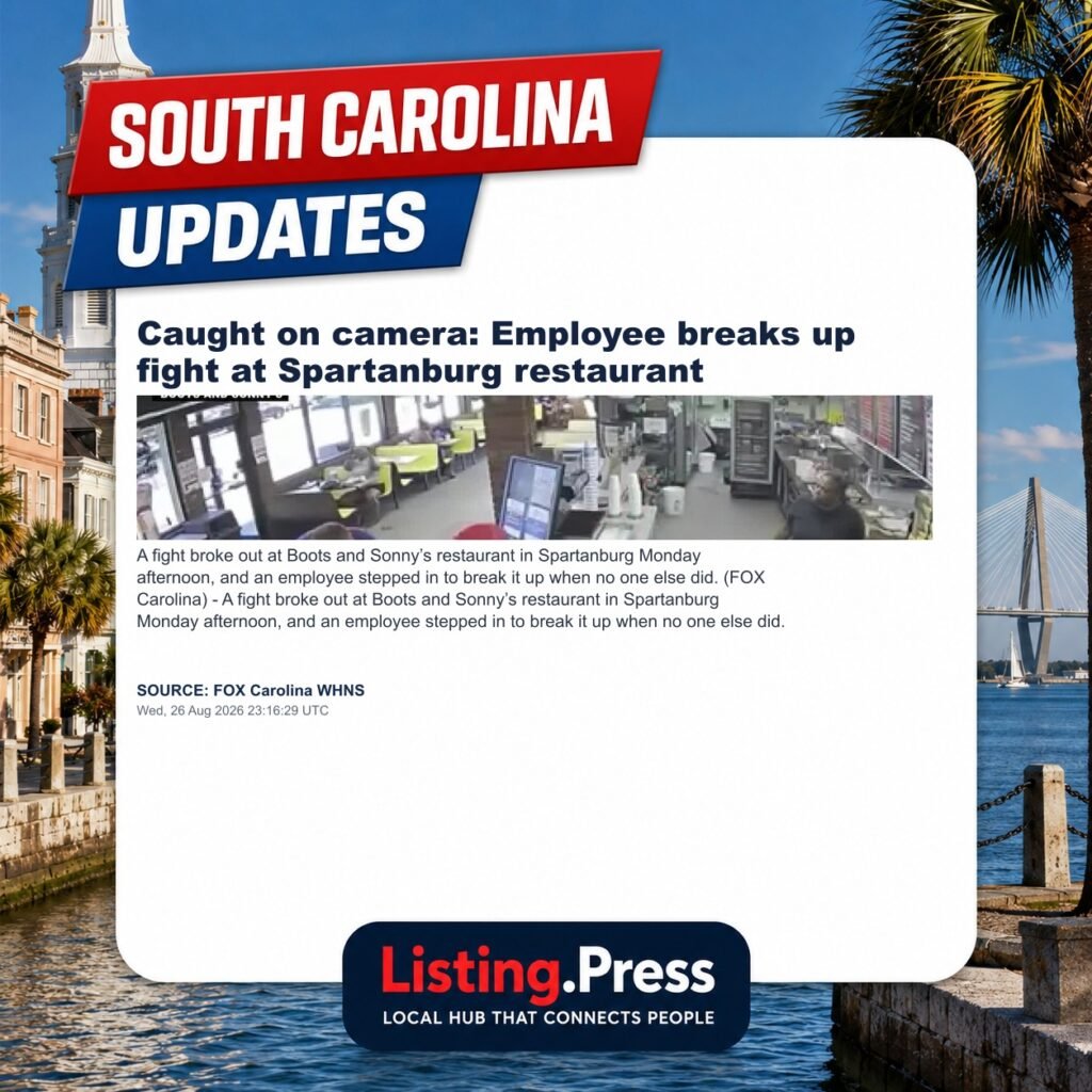 Caught on camera: Employee breaks up fight at Spartanburg restaurant
