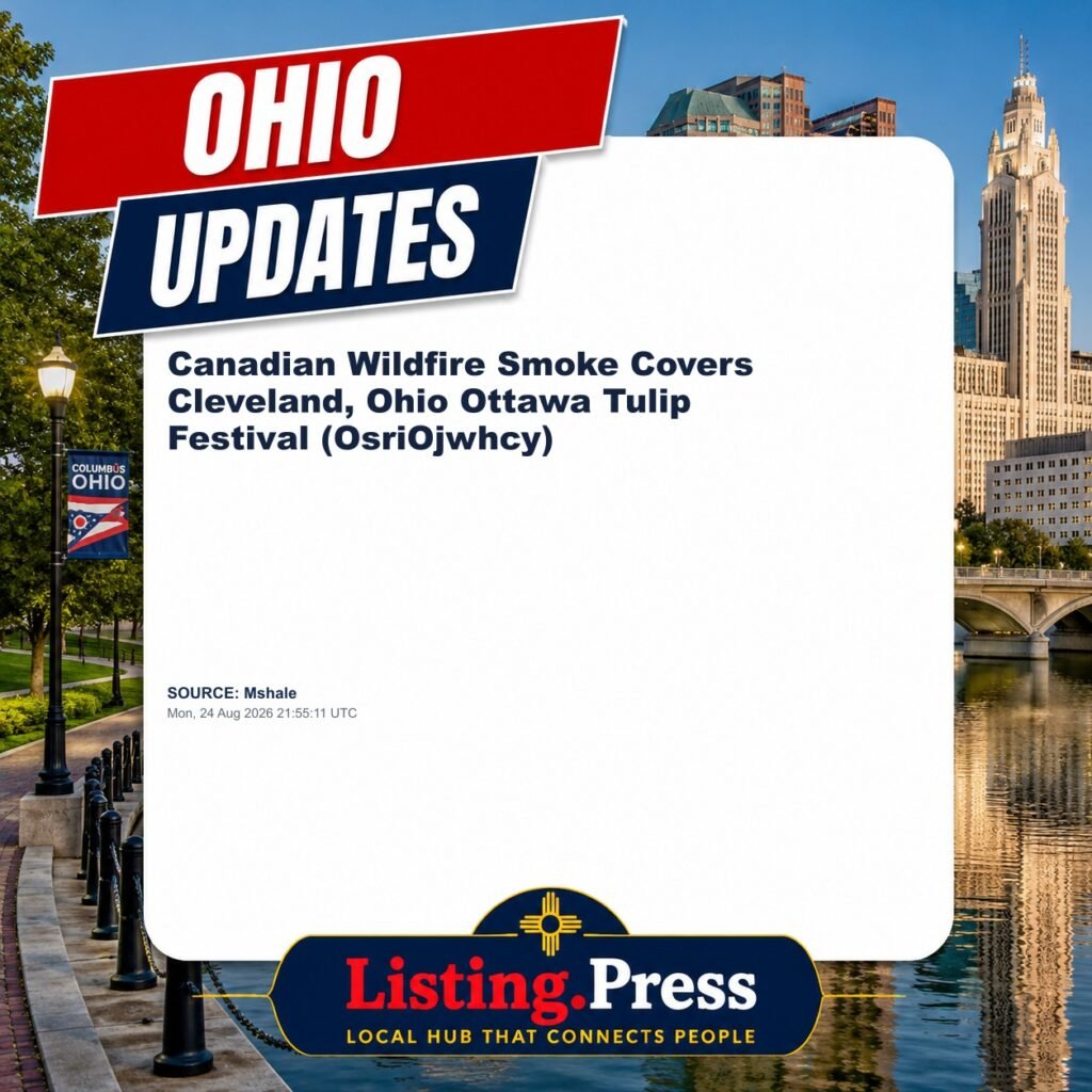 Canadian Wildfire Smoke Covers Cleveland, Ohio Ottawa Tulip Festival (OsriOjwhcy)