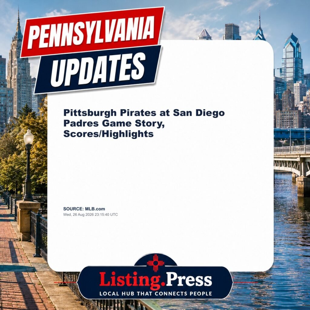 Pittsburgh Pirates at San Diego Padres Game Story, Scores/Highlights
