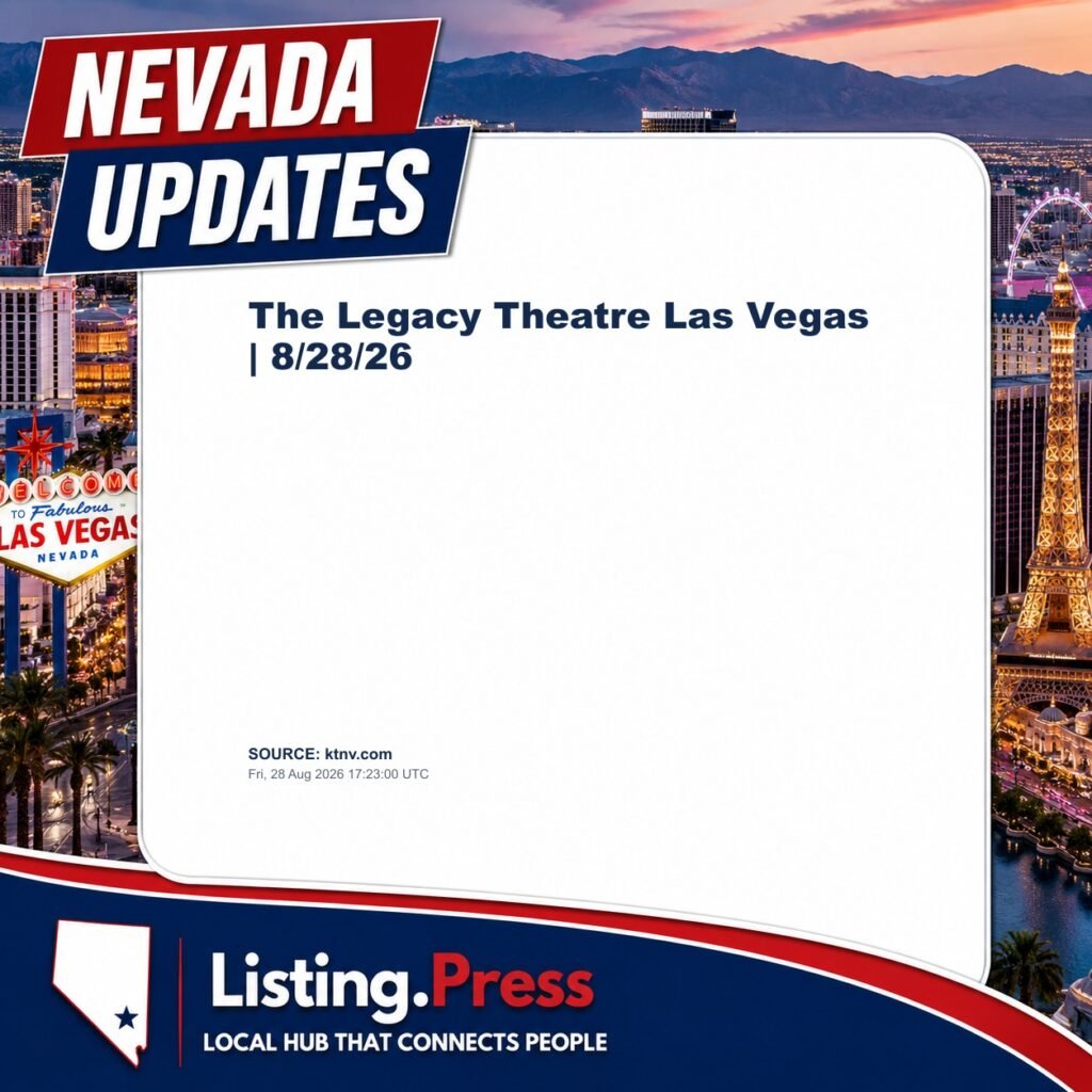 The Legacy Theatre Las Vegas | 8/28/26