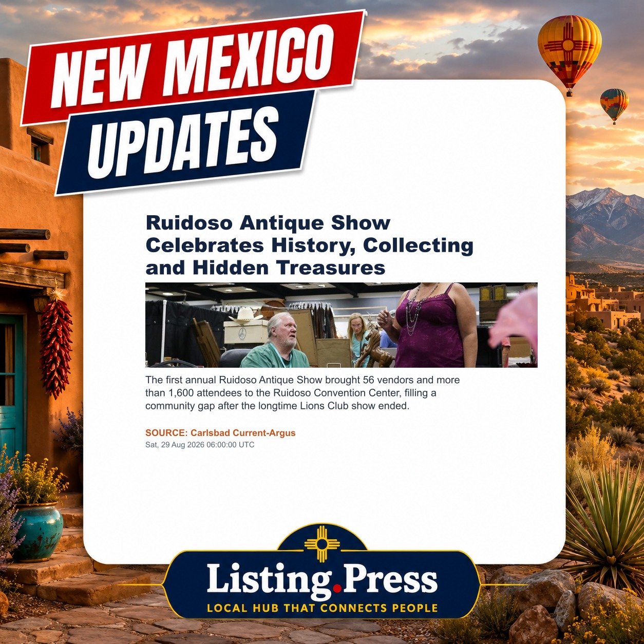 Ruidoso Antique Show Celebrates History, Collecting and Hidden Treasures