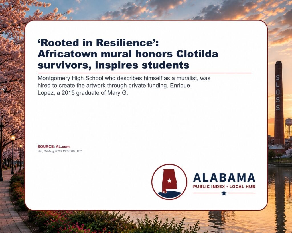 ‘Rooted in Resilience’: Africatown mural honors Clotilda survivors, inspires students