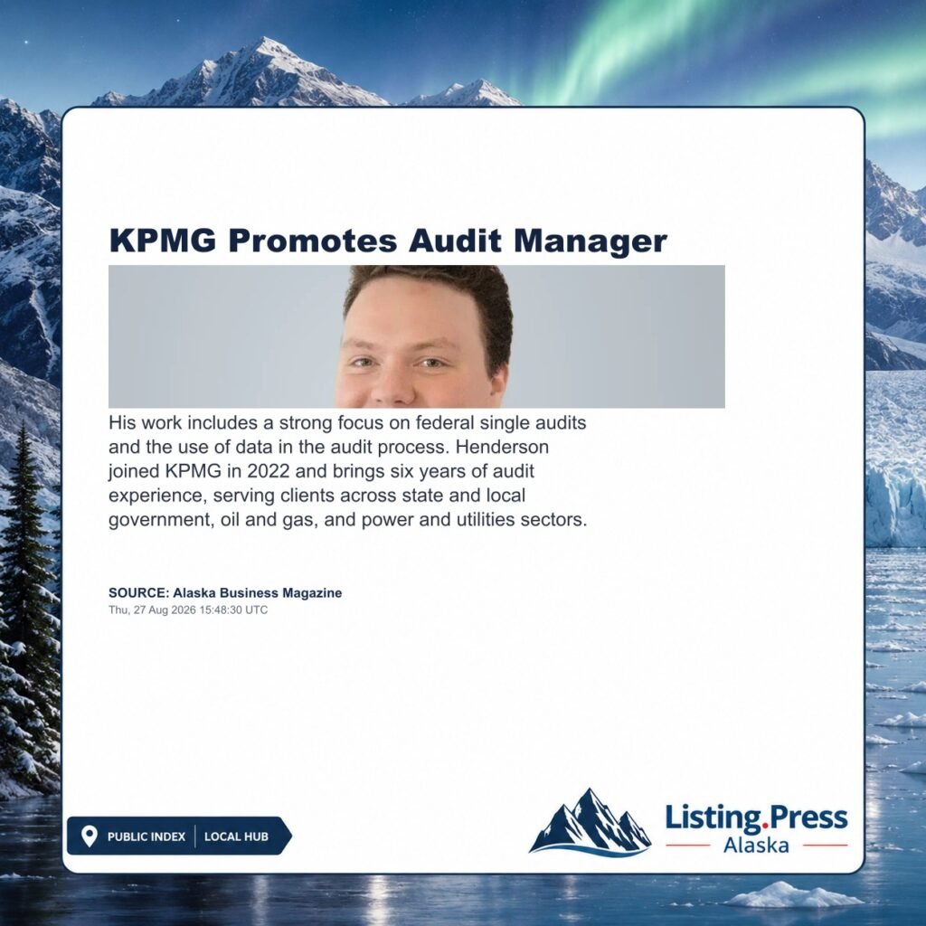 KPMG Promotes Audit Manager