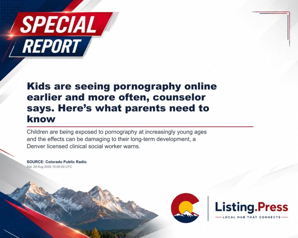 Kids are seeing pornography online earlier and more often, counselor says. Here’s what parents need to know