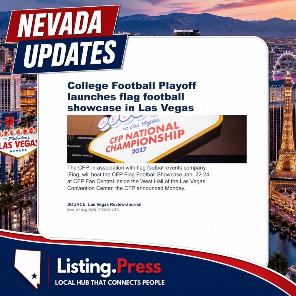 College Football Playoff launches flag football showcase in Las Vegas