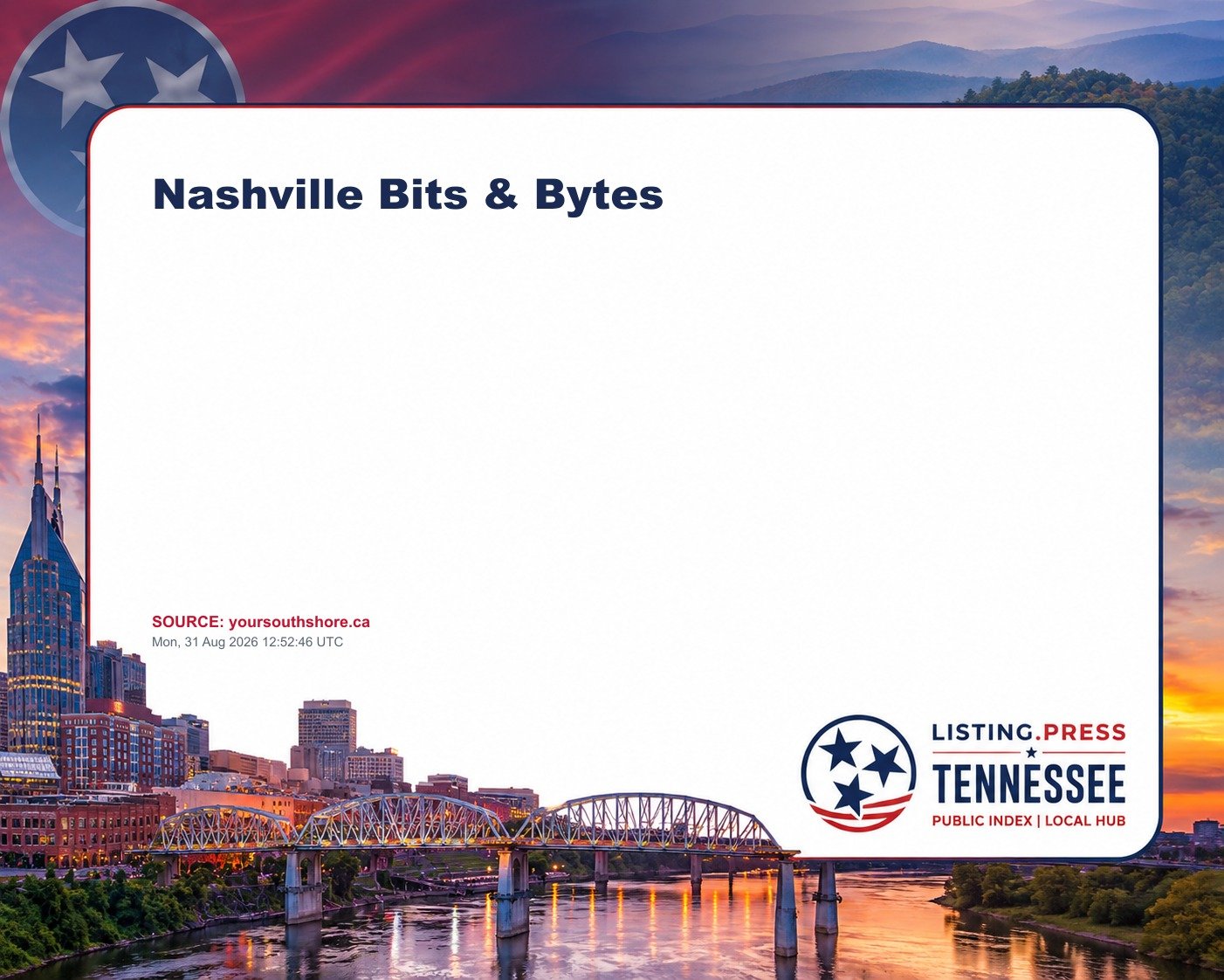 Nashville Bits & Bytes