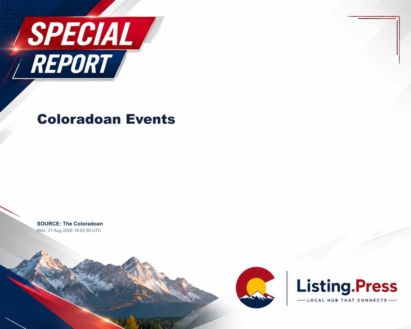 Coloradoan Events