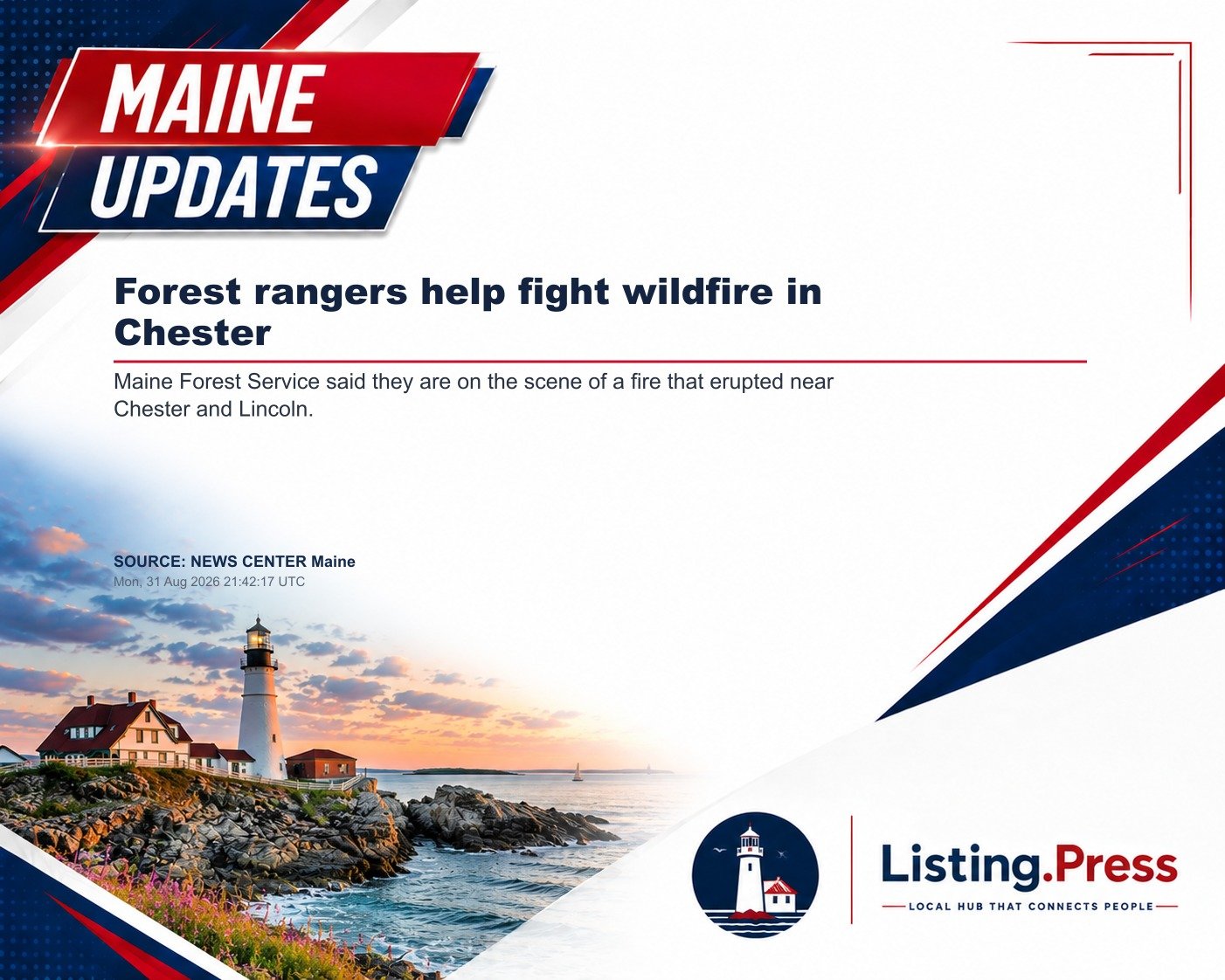 Forest rangers help fight wildfire in Chester
