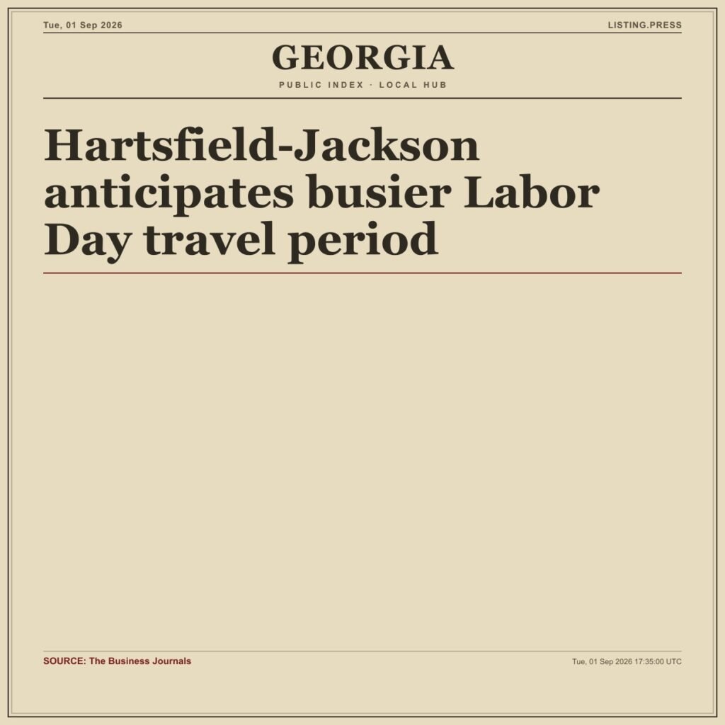Hartsfield-Jackson anticipates busier Labor Day travel period