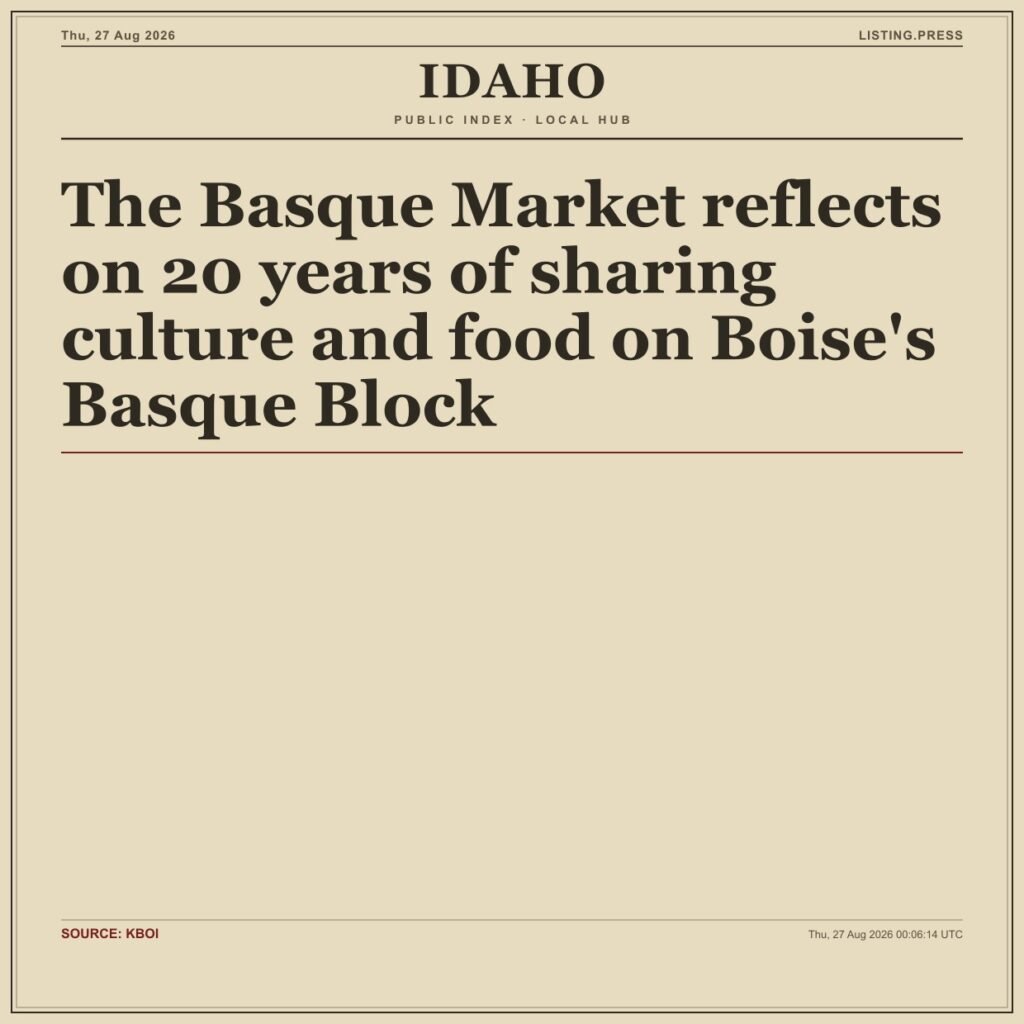 The Basque Market reflects on 20 years of sharing culture and food on Boise’s Basque Block