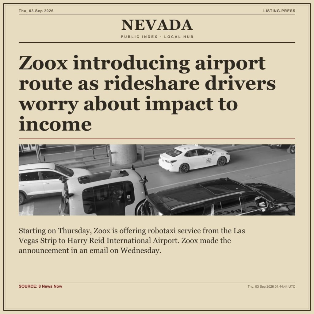 Zoox introducing airport route as rideshare drivers worry about impact to income