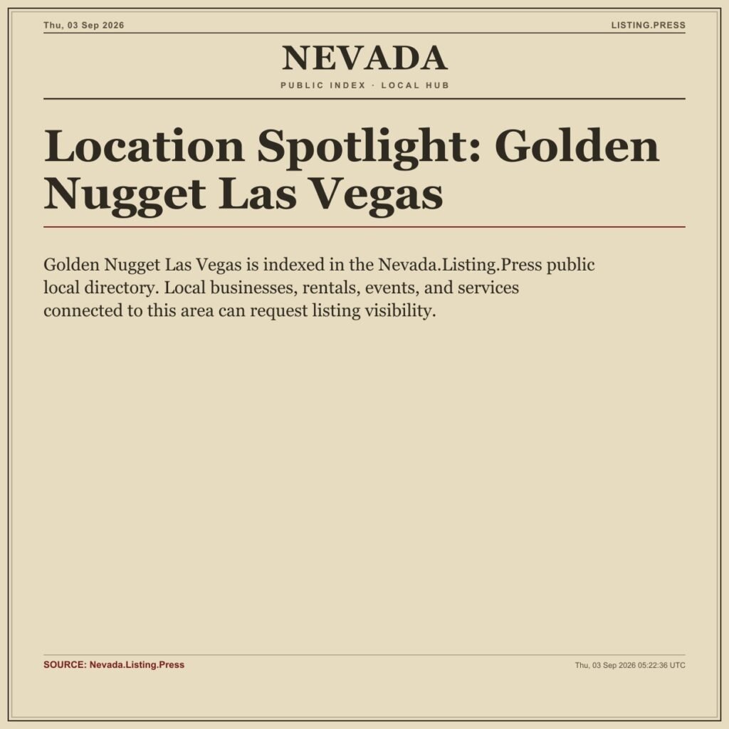 Location Spotlight: Golden Nugget Las Vegas