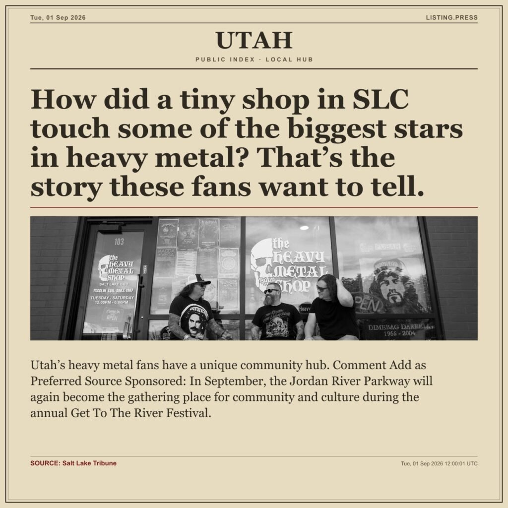 How did a tiny shop in SLC touch some of the biggest stars in heavy metal? That’s the story these fans want to tell.