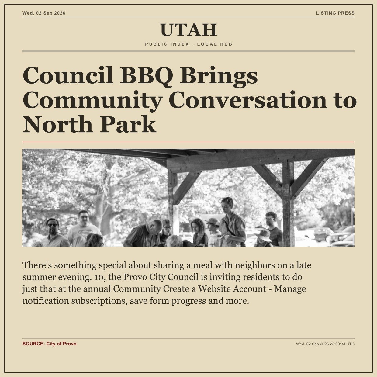 Council BBQ Brings Community Conversation to North Park