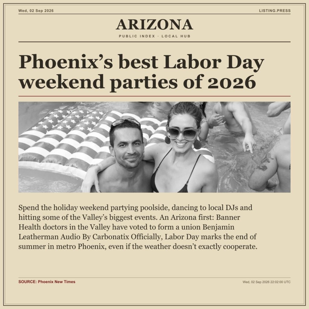 Phoenix’s best Labor Day weekend parties of 2026