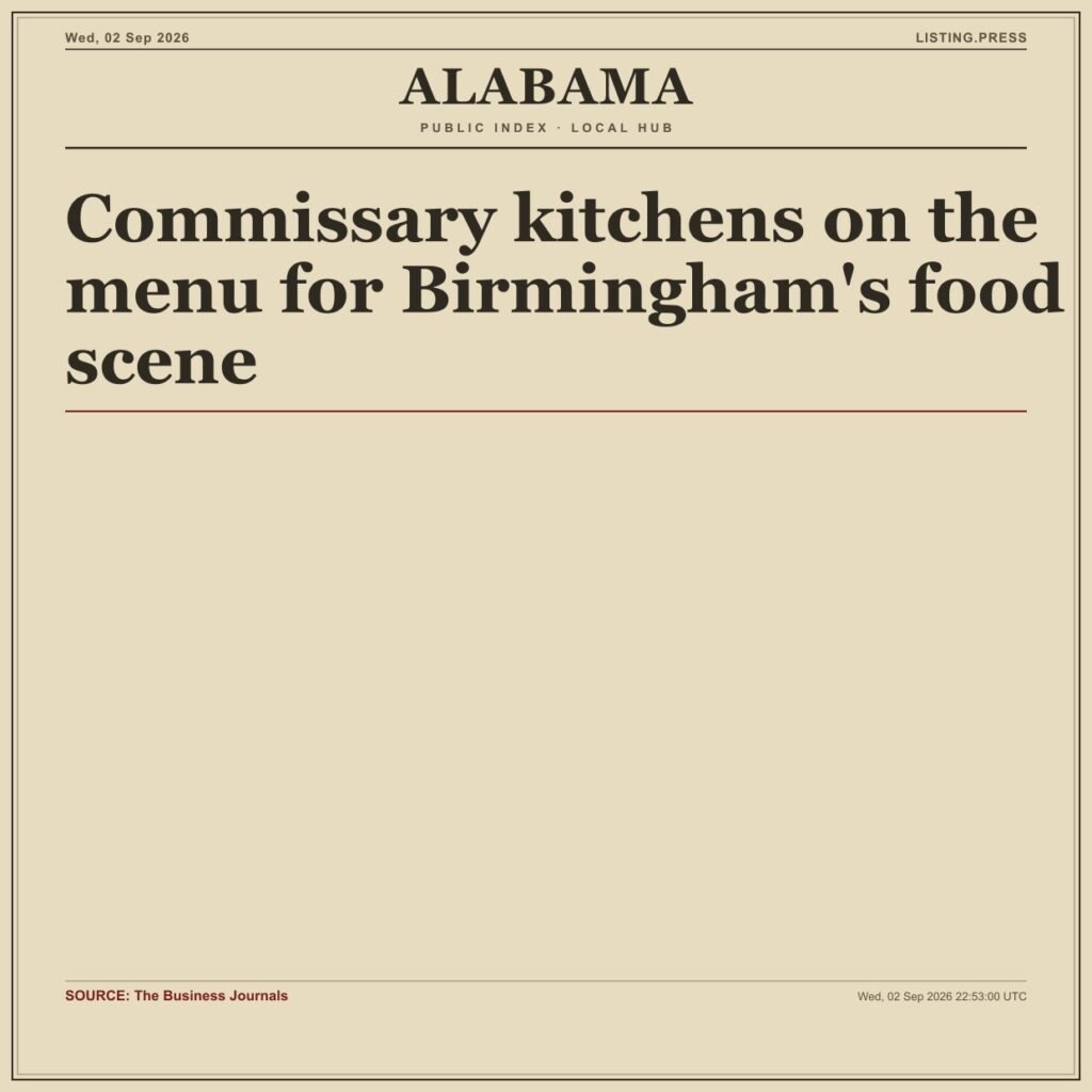 Commissary kitchens on the menu for Birmingham’s food scene