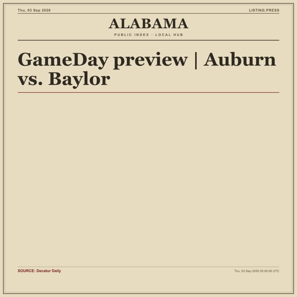 GameDay preview | Auburn vs. Baylor