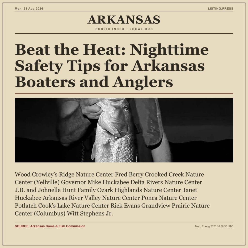 Beat the Heat: Nighttime Safety Tips for Arkansas Boaters and Anglers