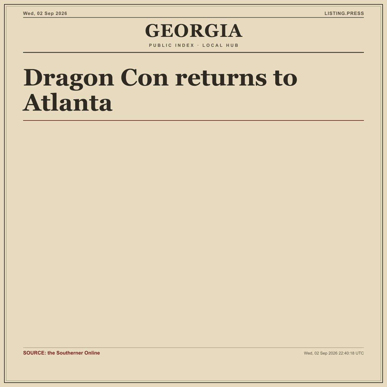 Dragon Con returns to Atlanta
