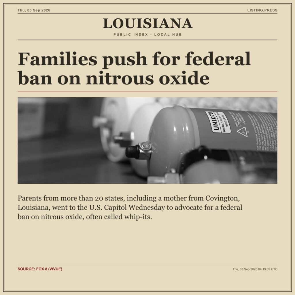 Families push for federal ban on nitrous oxide