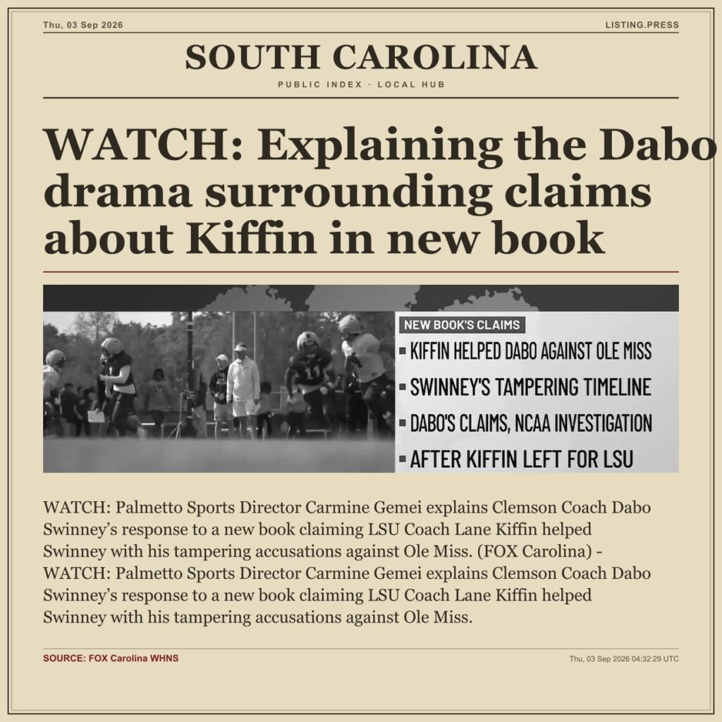 WATCH: Explaining the Dabo drama surrounding claims about Kiffin in new book
