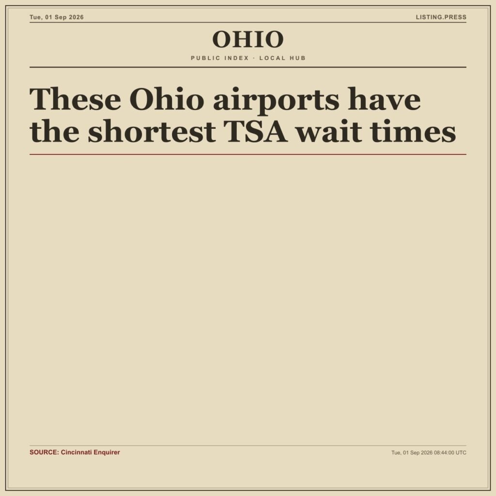 These Ohio airports have the shortest TSA wait times