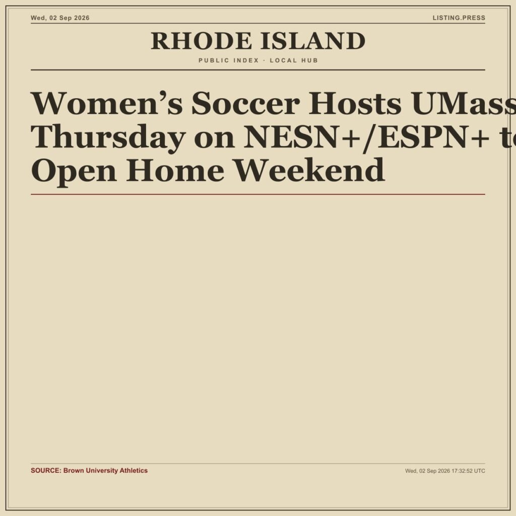 Women’s Soccer Hosts UMass Thursday on NESN+/ESPN+ to Open Home Weekend