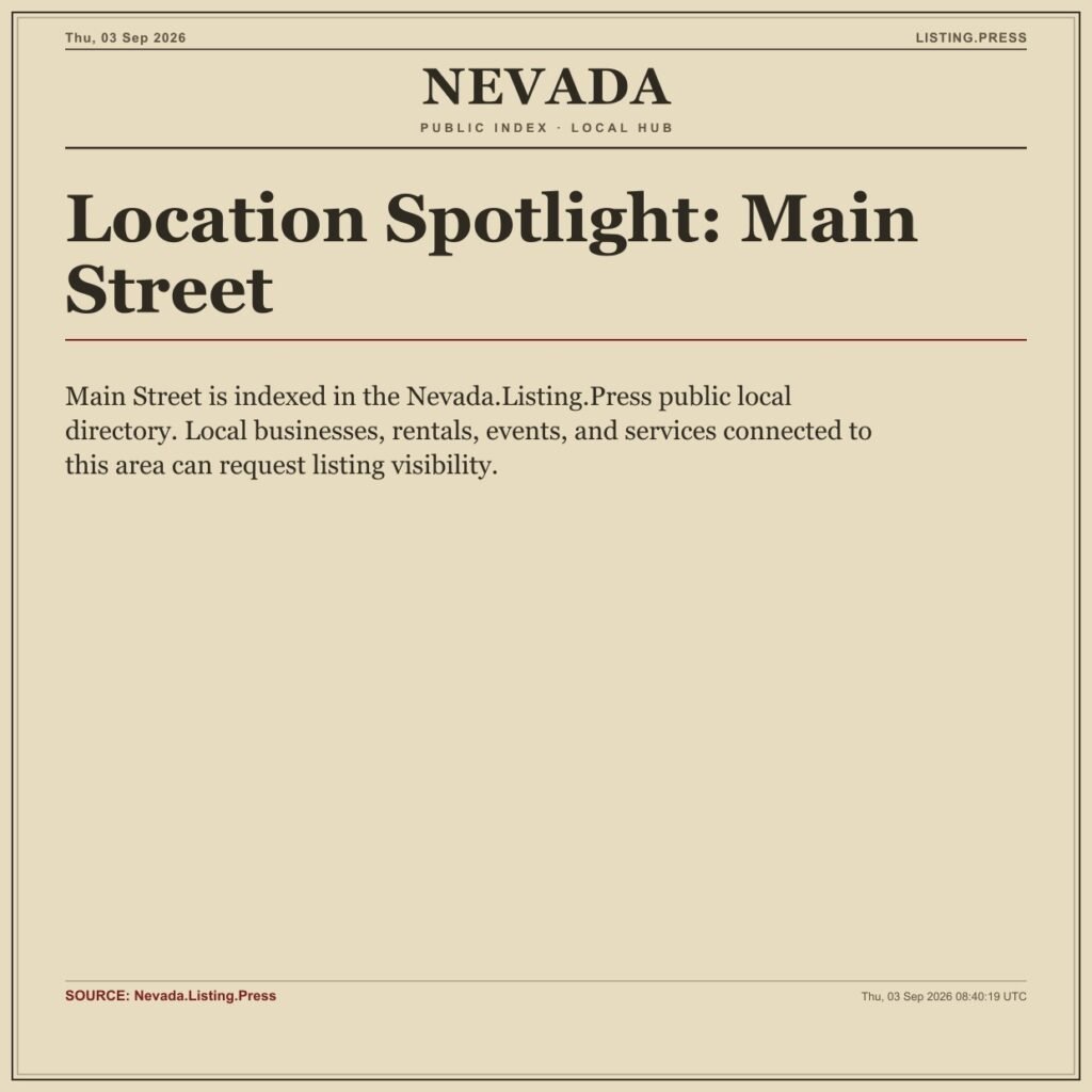 Location Spotlight: Main Street