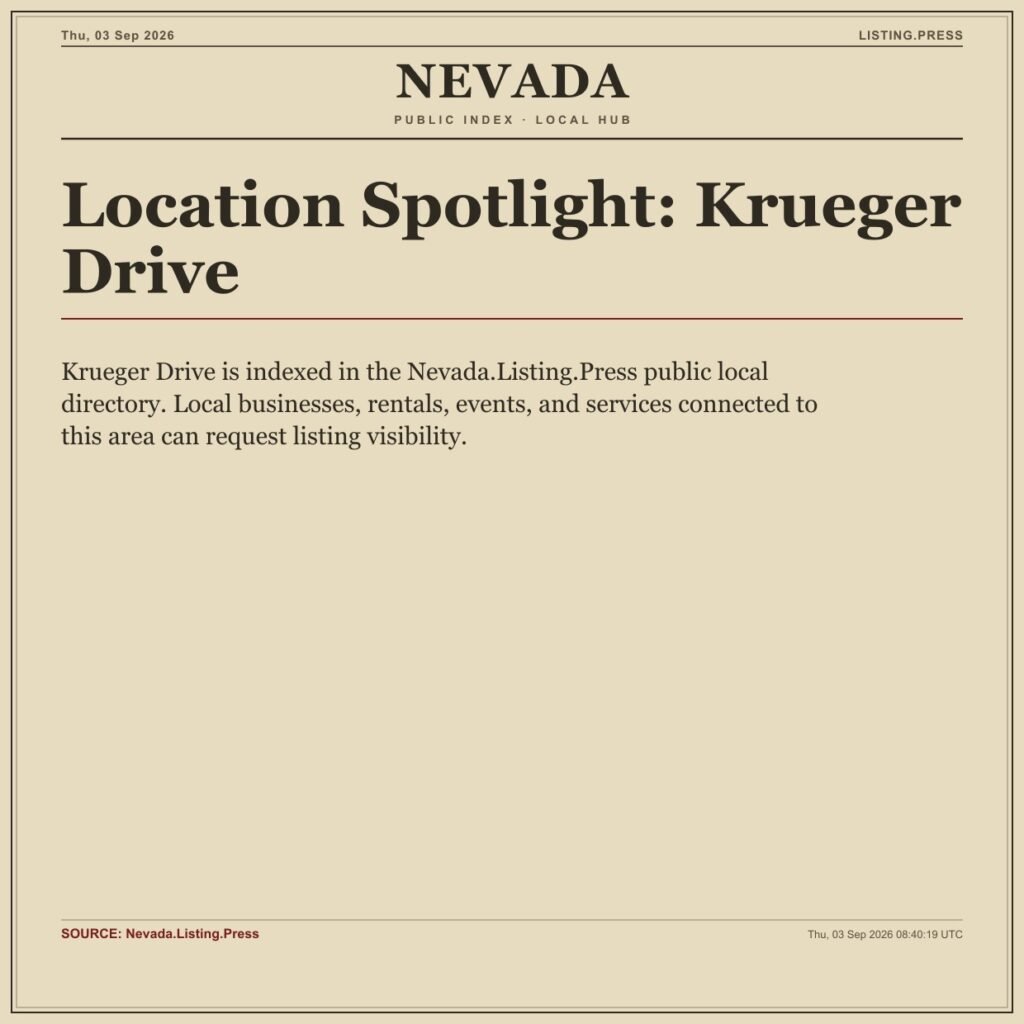 Location Spotlight: Krueger Drive