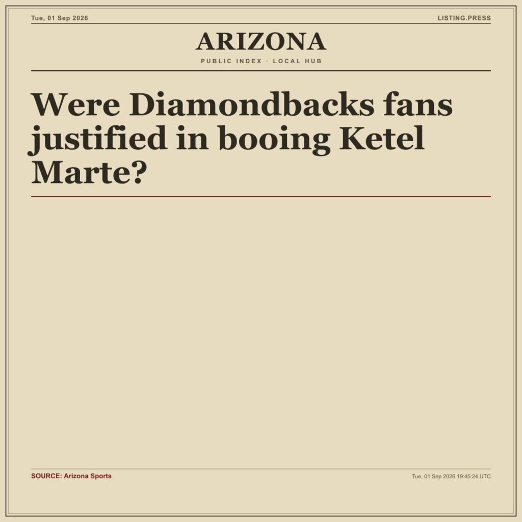 Were Diamondbacks fans justified in booing Ketel Marte?