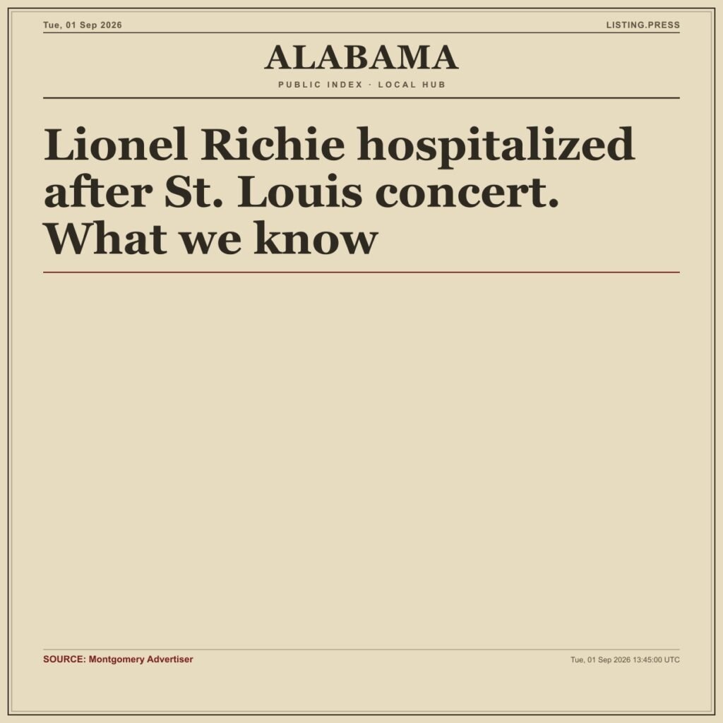 Lionel Richie hospitalized after St. Louis concert. What we know