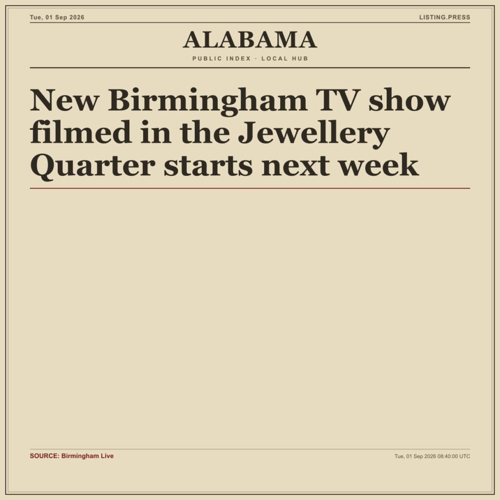New Birmingham TV show filmed in the Jewellery Quarter starts next week