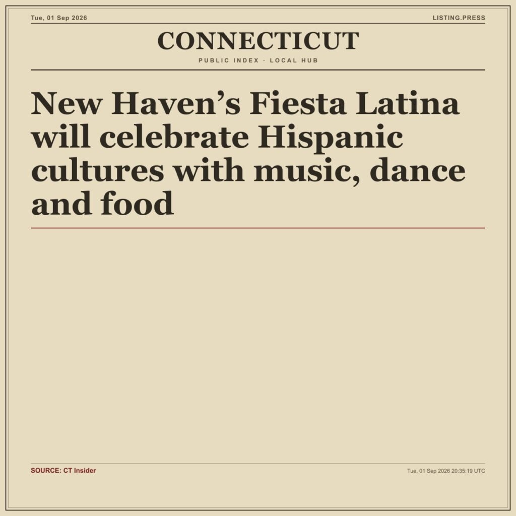 New Haven’s Fiesta Latina will celebrate Hispanic cultures with music, dance and food