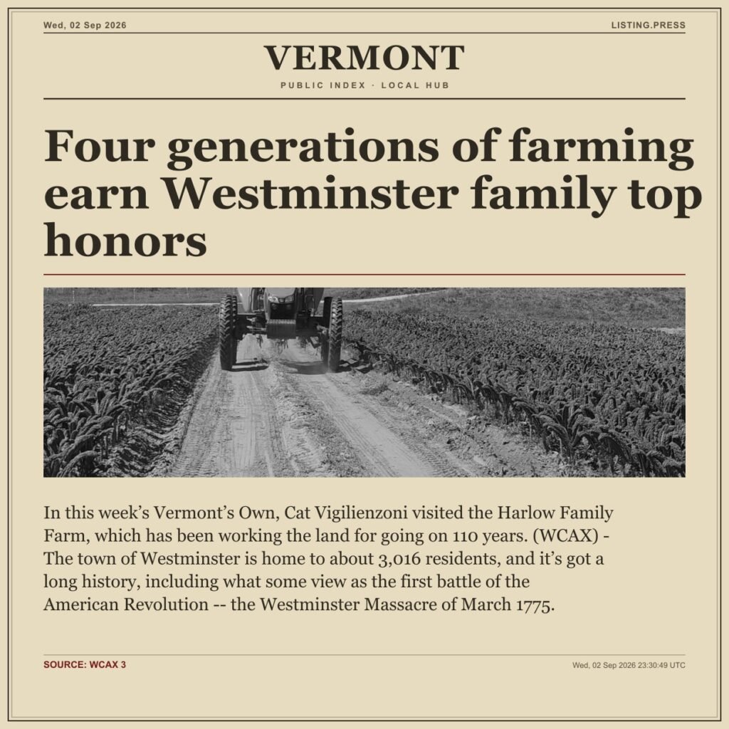 Four generations of farming earn Westminster family top honors