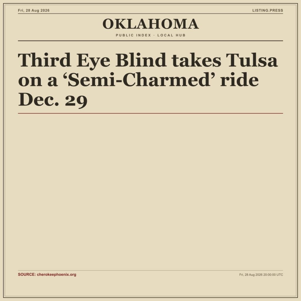 Third Eye Blind takes Tulsa on a ‘Semi-Charmed’ ride Dec. 29