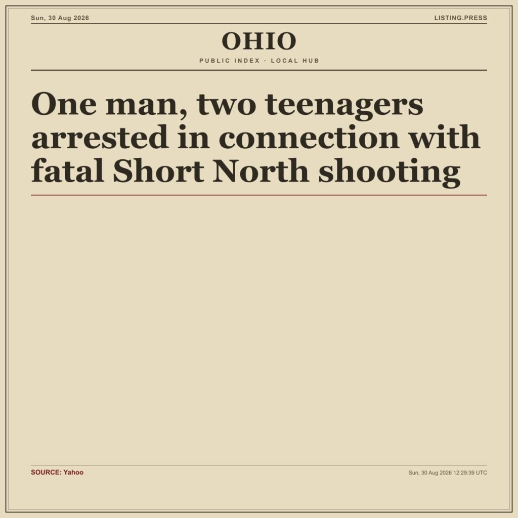 One man, two teenagers arrested in connection with fatal Short North shooting