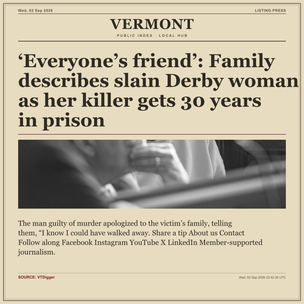 ‘Everyone’s friend’: Family describes slain Derby woman as her killer gets 30 years in prison