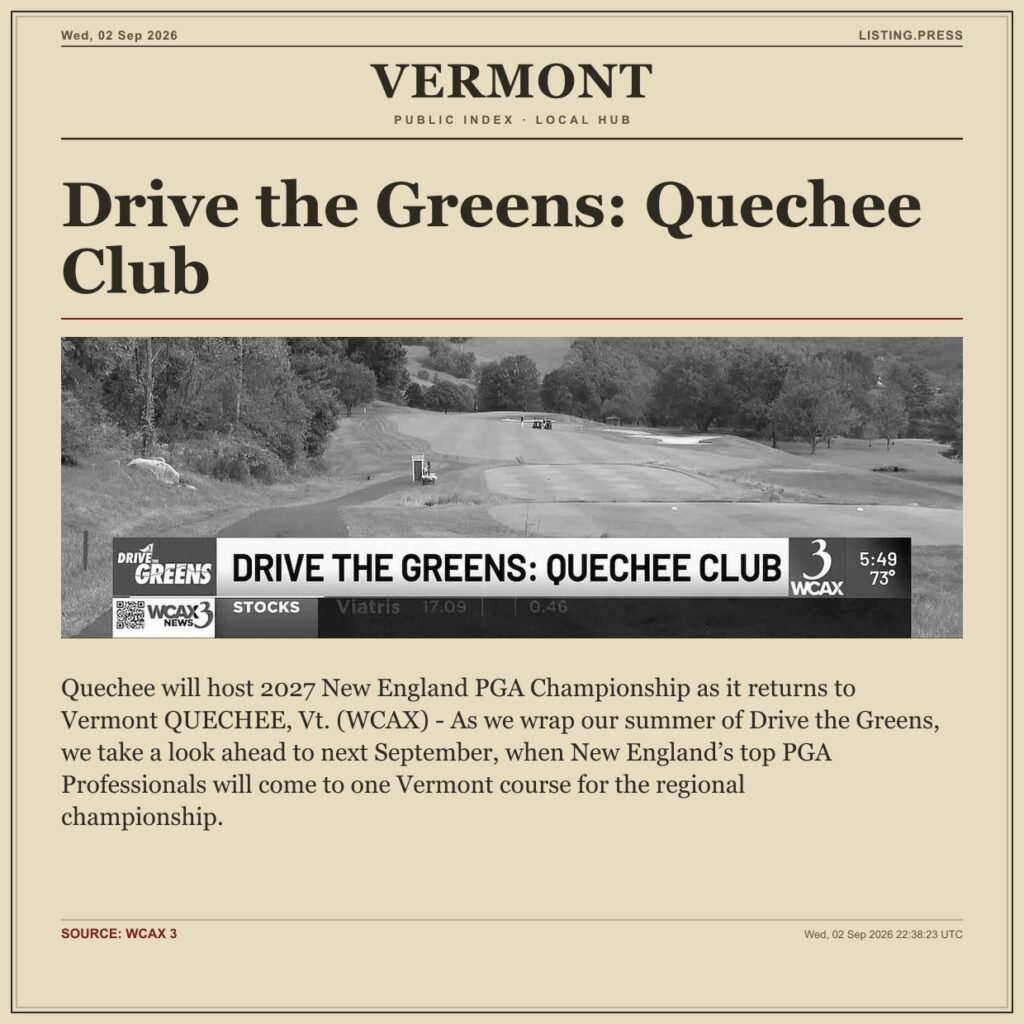 Drive the Greens: Quechee Club