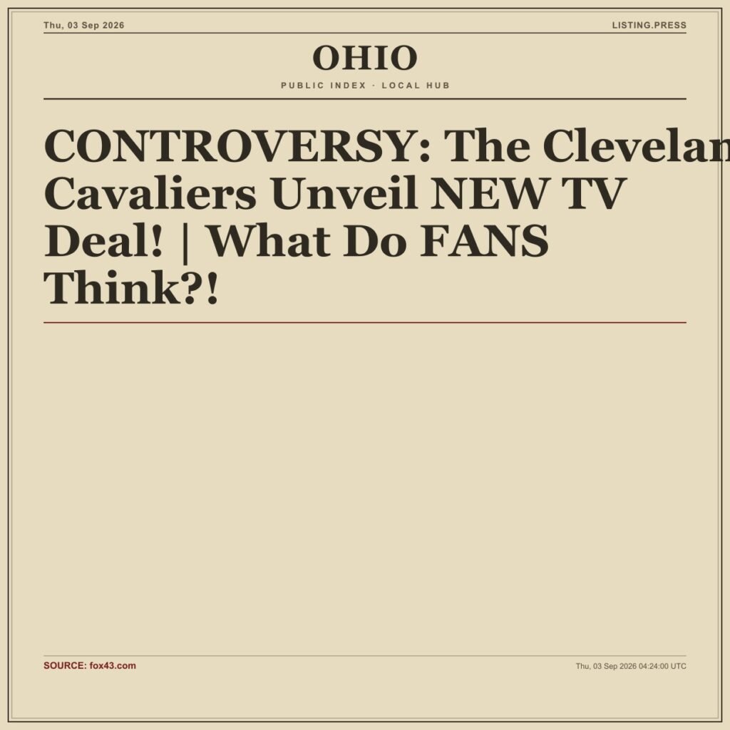 CONTROVERSY: The Cleveland Cavaliers Unveil NEW TV Deal! | What Do FANS Think?!
