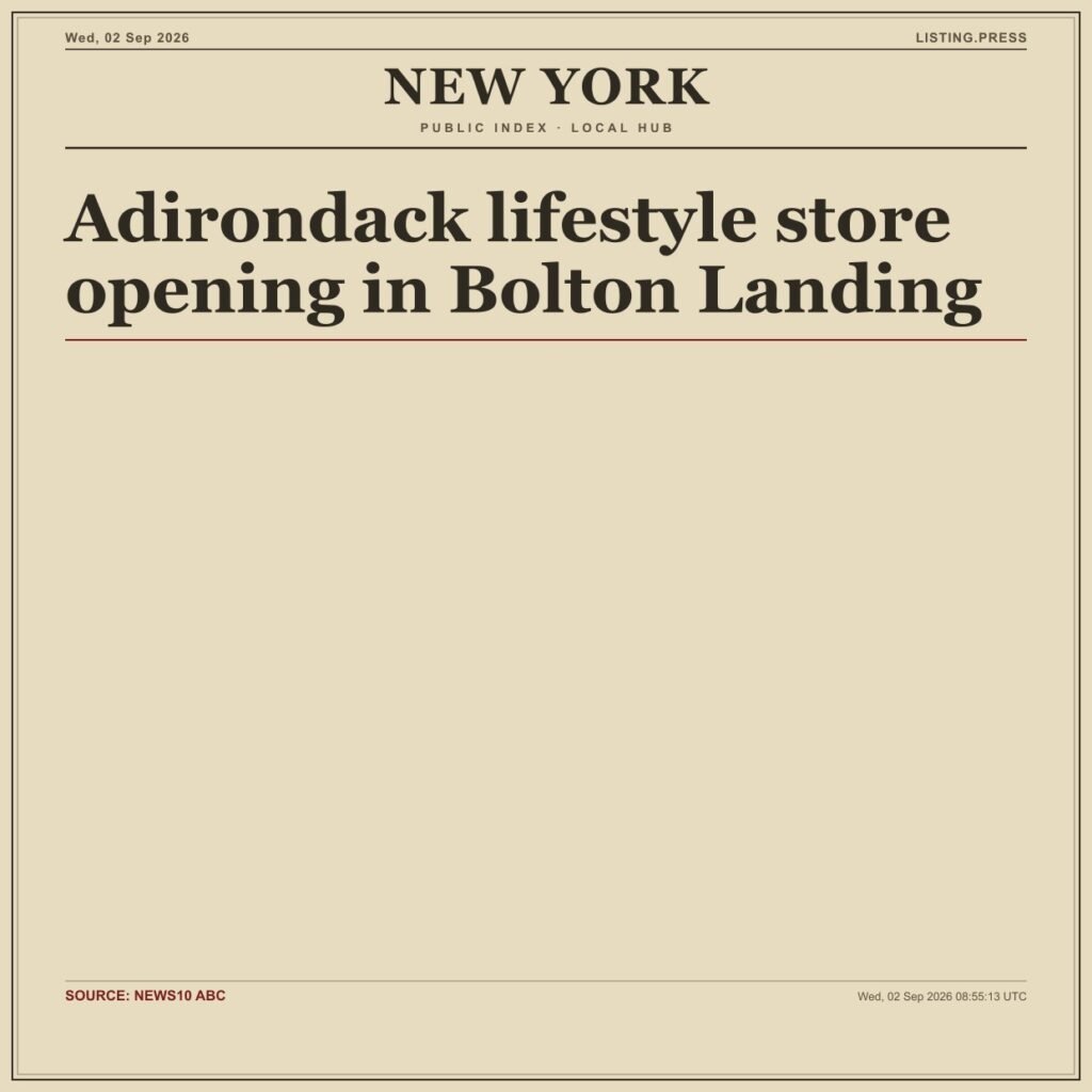 Adirondack lifestyle store opening in Bolton Landing