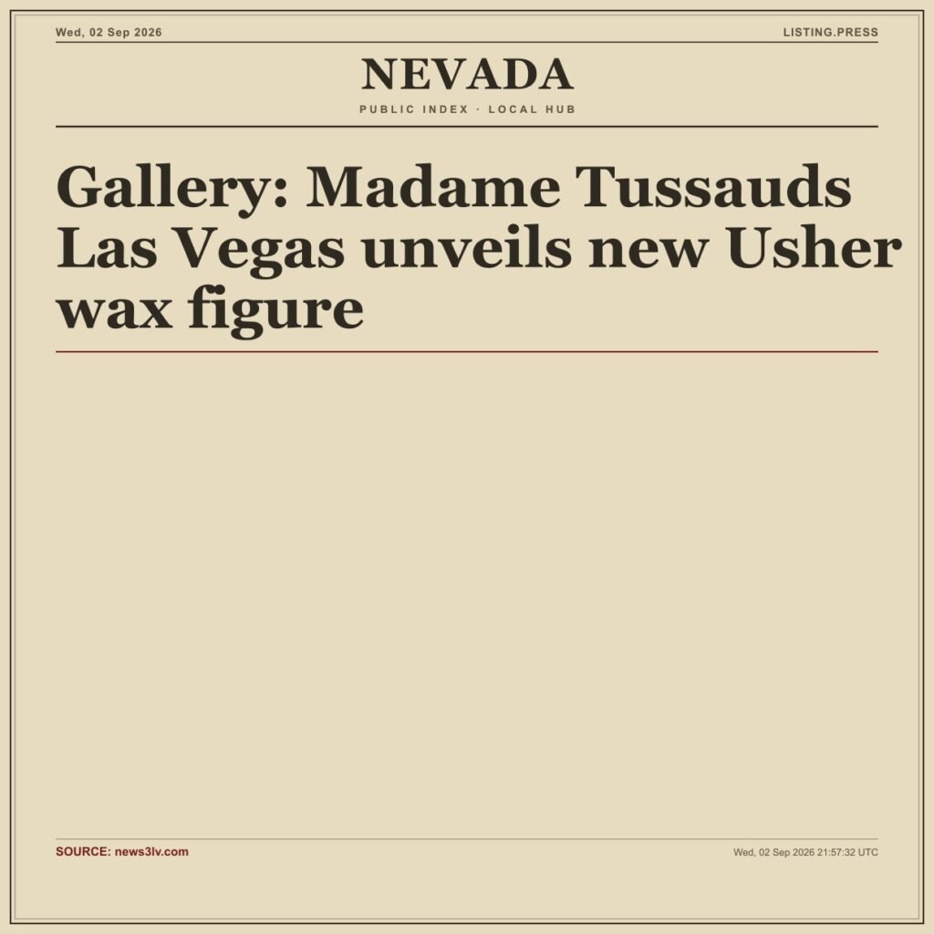 Gallery: Madame Tussauds Las Vegas unveils new Usher wax figure