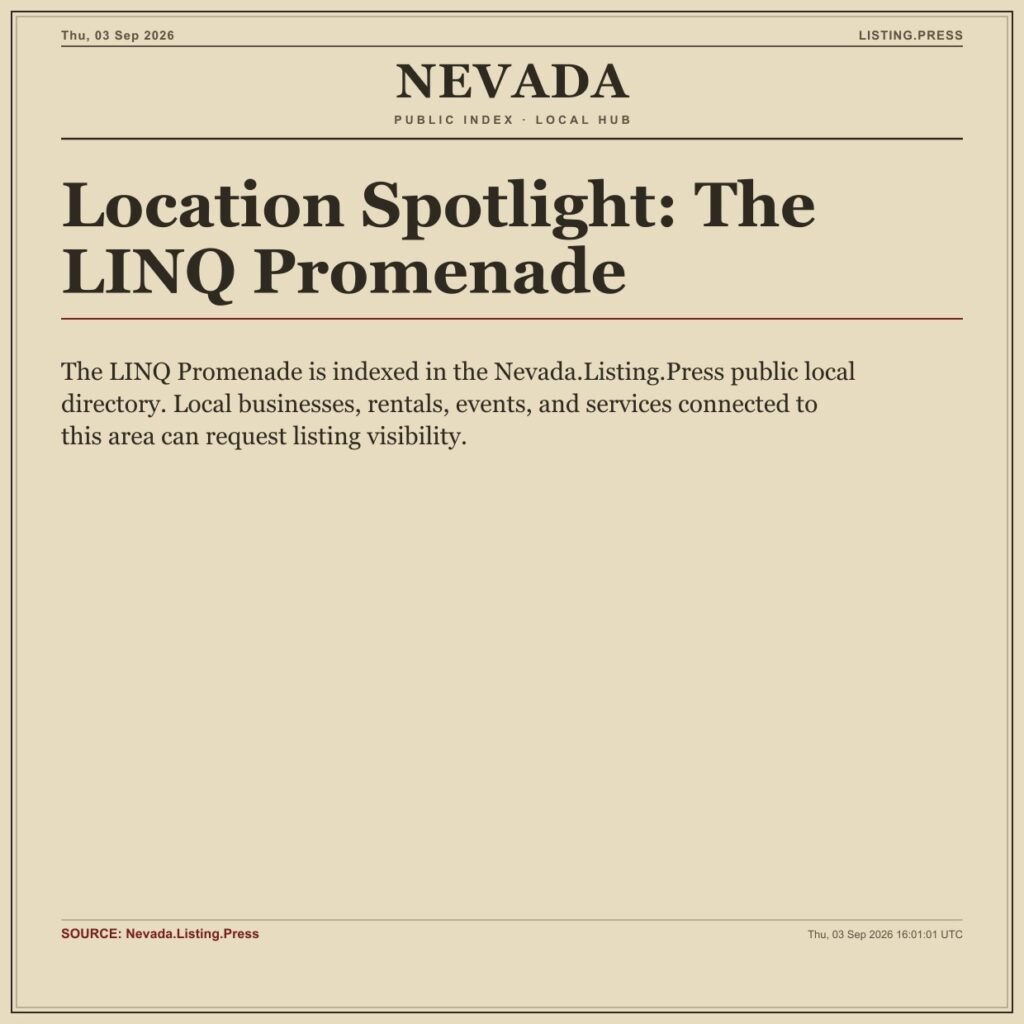 Location Spotlight: The LINQ Promenade