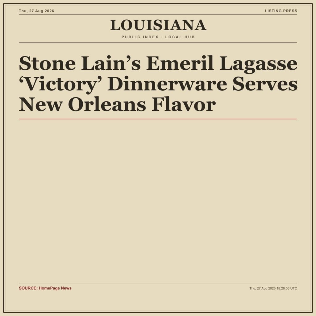 Stone Lain’s Emeril Lagasse ‘Victory’ Dinnerware Serves New Orleans Flavor