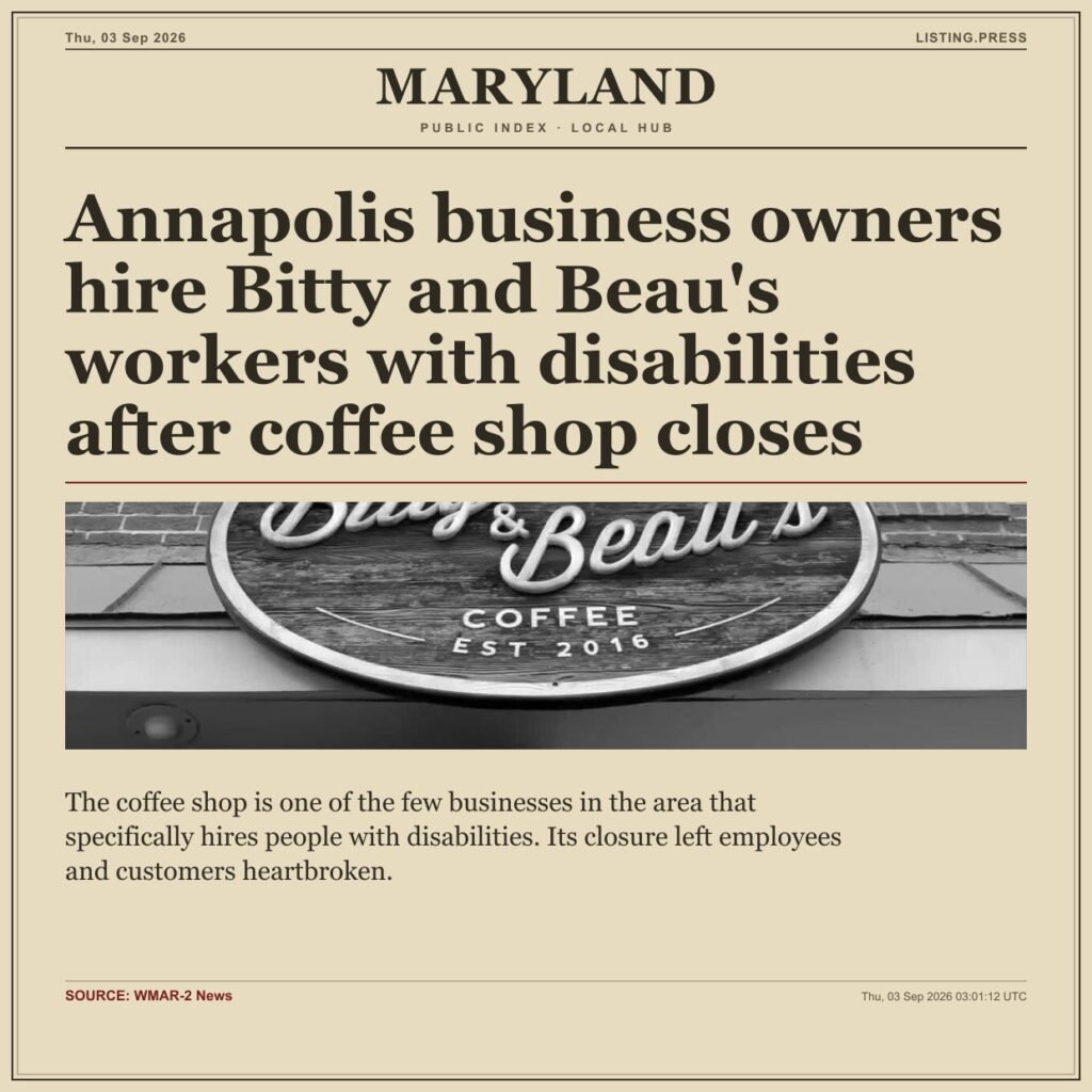 Annapolis business owners hire Bitty and Beau’s workers with disabilities after coffee shop closes